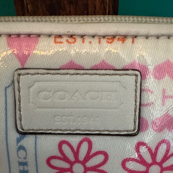 🌸☀️🌼🐝Coach Colorful Small Makeup Bag - Picture 2 of 10